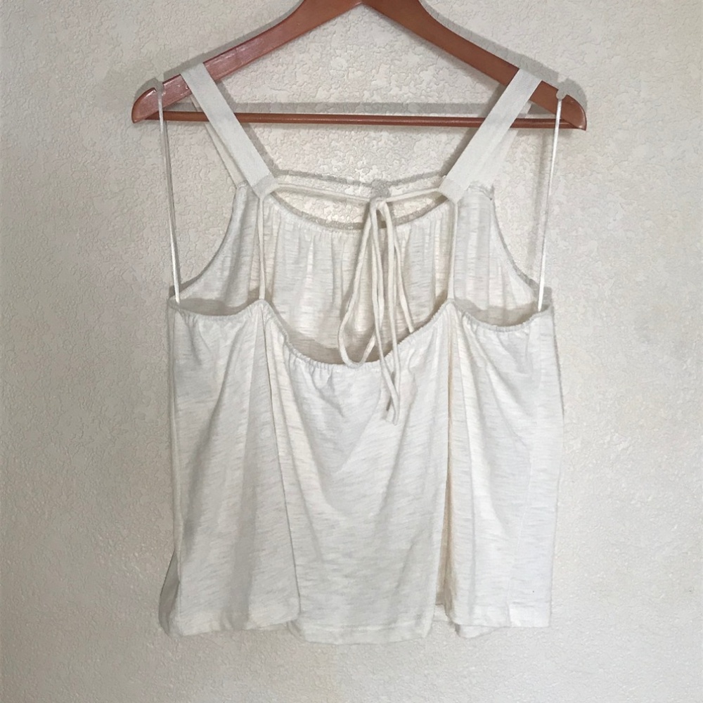 Lovestitch Cropped Tank with Back Tie - Medium